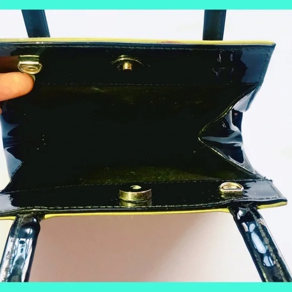 Vintage Hologram 3D Y2K Custom Vinyl Mini Barbie Hand Bag - Picture 4 of 12